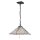 Pendelleuchte Tiffany Stil Zugschalter B: 38 cm Glas Metall