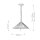 Pendelleuchte Tiffany Stil Zugschalter B: 38 cm Glas Metall
