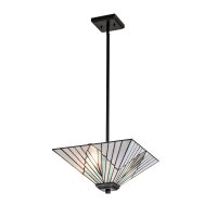 Deckenleuchte Glas Metall Tiffany Stil...