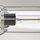 Wandleuchte IP44 61 cm lang in Chrom Schwarz 2x E27