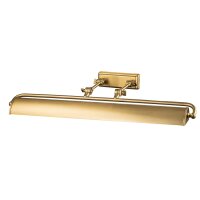 Bilderleuchte Metall verstellbar in Messing Antik 70 cm...