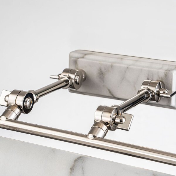 Bilderleuchte Marmor Optik 70 cm 4x E14 verstellbar Vintage