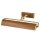 Bilderlampe Metall in Eiche Messing Antik B: 44,5 cm Vintage