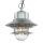 Außenlampe Edelstahl E27 IP44 in Silber Maritim