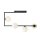 Deckenlampe Schwarz Weiß L: 83 cm H: 55 cm Metall Glas 4x E14