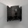 Dekorative Wandlampe Metall Schwarz B:26 cm E27 Modern