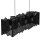 Moderne Hängelampe Schwarz Metall L:90 cm E27 dekorativ