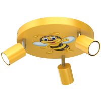 Kinderzimmerlampe Decke Gelb &Oslash; 30 cm schwenkbar...