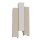 Wandlampe Metall Beige Hellgrau H:72 cm GU10 indirekt