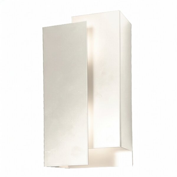 Dekorative Wandlampe Metall Weiß G9 H:28,5 cm indirekt