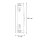 Dekorative Wandlampe Metall Weiß G9 H:28,5 cm indirekt
