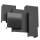 Wandlampe Metall Schwarz B:36 cm G9 indirektes Licht