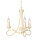 Lüster GOTICA 6 Creme 3xE14 kürzbar Rustikal Lampe