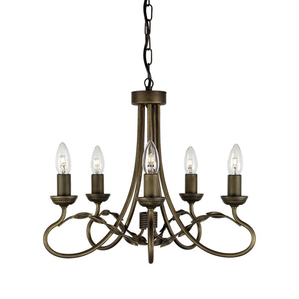 Kronleuchter GOTICA 6 Gold kürzbar Esstisch Lampe