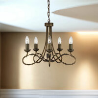 Kronleuchter GOTICA 6 Gold kürzbar Esstisch Lampe