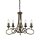 Kronleuchter GOTICA 6 Gold kürzbar Esstisch Lampe