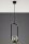 Pendelleuchte Modern Metall Glas G9 L:40 cm Kugel