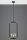 Pendelleuchte Modern Metall Glas G9 L:40 cm Kugel