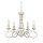 Kronleuchter GOTICA 6 Creme k&uuml;rzbar Lampe Esstisch