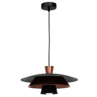 Dekorative Hängelampe Schwarz Kupfer Ø34 cm...