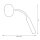 Wandspot Metall G9 akzentuiert T:35 cm Flexarm Schwarz