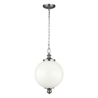 H&auml;ngelampe LORIN in Nickel &Oslash;30cm k&uuml;rzbar...