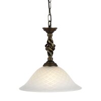 Pendellampe ANOUK Ø34cm Antik Gold kürzbar Lampe
