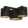 Deckenlampe Metall E27 Schwarz Gold 3-flammig L:43 cm