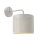 Wandleuchte Metall Wei&szlig; Gold T:26 cm dekorativ Loft