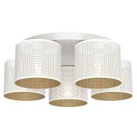 Deckenlampe Metall Ø58 cm E27 5-flmg Loft...
