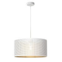 Loft Hängelampe in Weiß Gold E27 Ø40 cm...