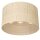 Deckenlampe Rattan Metall &Oslash;40 cm E27 Loft Schwarz Natur