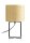 Nachttischlampe Metall Rattan E27 31 cm dekorativ