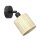 Wandstrahler Rattan Metall Natur Schwarz E14 flexibel