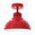 Loft Deckenlampe Metall Rot Wei&szlig; H:23 cm E27 dekorativ