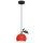 Deckenleuchte Kinderzimmer Apfel &Oslash; 17 cm Metall Rot