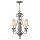 Kronleuchter ANABELL 8 in Nickel kürzbar Lampe