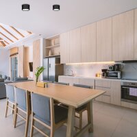 LED Deckenstrahler Schwarz Metall Ø5,8 cm 4000 K...