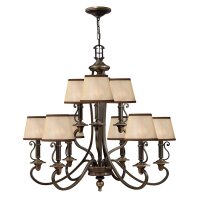 Kronleuchter ANABELL 9 Bronze Ø71cm kürzbar...