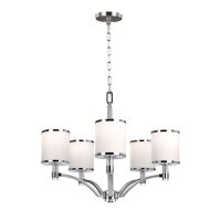 Kronleuchter ILVY Chrom 5xE27 Ø64cm Pendellampe