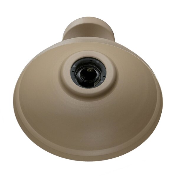 Loft Deckenlampe Metall Beige H:23 cm E27 dekorativ