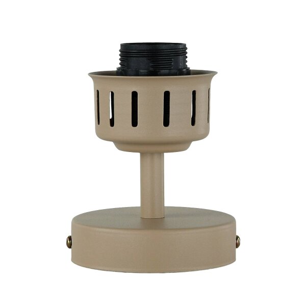 Loft Deckenlampe Metall Beige H:23 cm E27 dekorativ