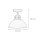 Loft Deckenlampe Metall Beige H:23 cm E27 dekorativ