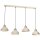 Loft Pendelleuchte Beige Metall 4-flmg E27 akzentuiert