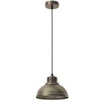 Loft H&auml;ngelampe in Gold Metall &Oslash;21 cm E27...