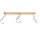 Deckenspot flexibel Holz Metall Weiß Natur 3-flmg GU10