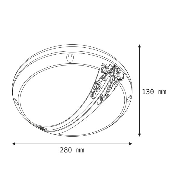 Außenleuchte Aluminium E27 IP44 rund Ø 28 cm Maritim