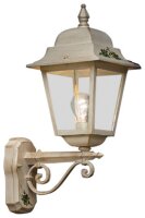 Außenleuchte Wand Aluminium H: 53 cm IP43 E27 Rustikal