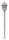 Au&szlig;enlampe Aluminium B: 21,5 cm 144 cm hoch IP43 E27