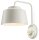 Wandleuchte Keramik Metall E27 34 cm hoch Creme